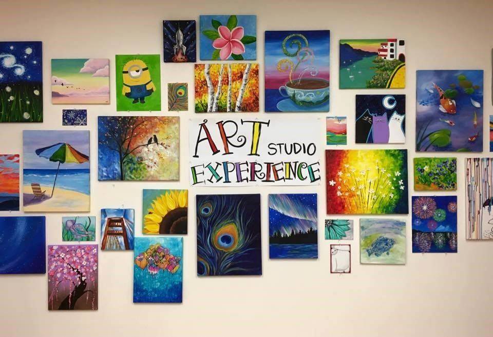 Art Wall at the Art Experience in Torrance, CA